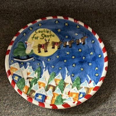 Save the Children Centrum Collector Plate ''Cookies for Santa'' Ceramic China