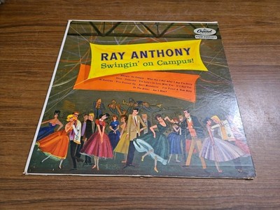 Ray Anthony - Swingin On Campus - 12  Vinyl LP Album Record VGC MONO