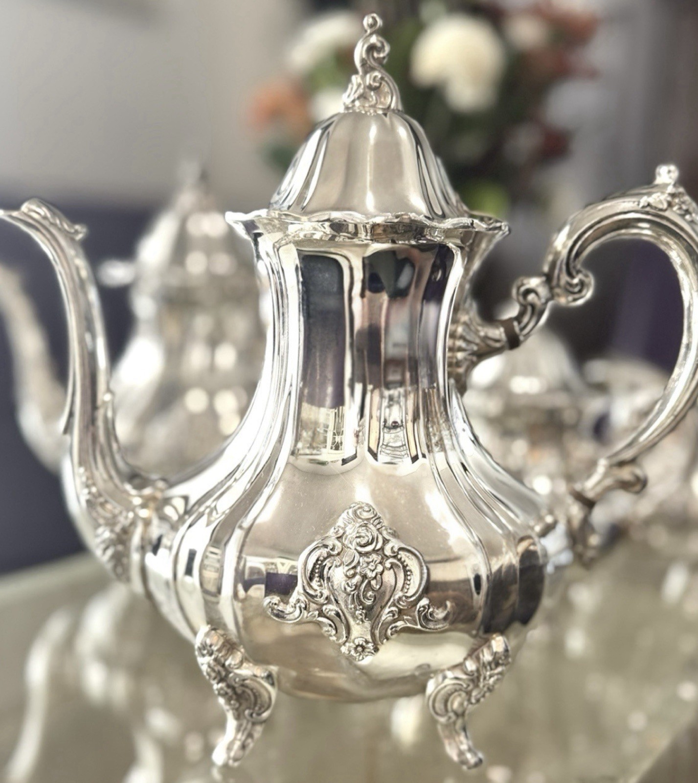 Towle Vintage Silver Plate 1964 El Grandee 5-Pc Coffee & Tea Set