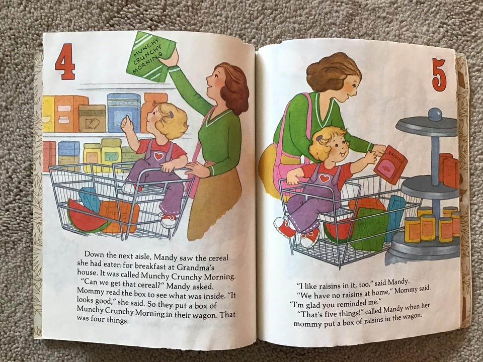 Ten Items or Less A Counting Book a Little Golden Book 1985 Hardcover ...