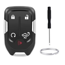 5-Button Keyless Entry Remote Key Fob Shell Replacement Fits for 2019-2020 GMC