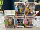 Funko POP Trolls Lot 5 Rare Exclusives Gold Diamond Blue Pink Green 2020 LE