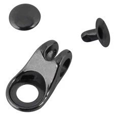 ₁ (grey)20x Boot Lace Hooks Lace Fittings Buckles With Rivets For Repair/Camp