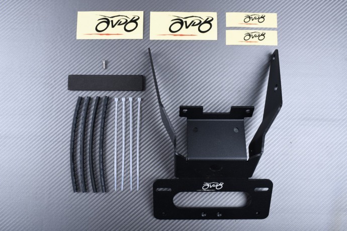 Support plaque moto KTM Duke 690 LC4 support de clignotant noir