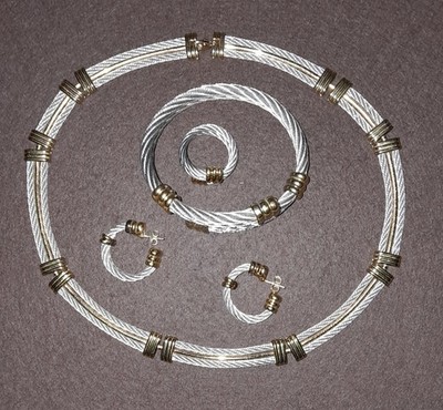Michel Herbelin Schmuckset 7025/T Klassiker im markentypischen Seil-Design
