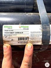 Atkore Calbond 4 in x 10 ft RMC PVC-Coated Aluminum Conduit Black UL