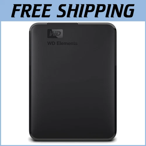 Sleek 1TB External Hard Drive with USB 3.2 Compatibility - Perfect for On-the-Go
