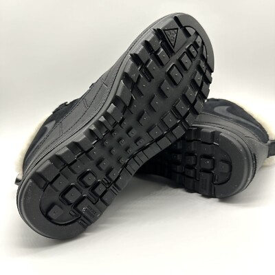 Nike Woodside Chukka 2 Black Anthracite Fur Boots 537345-001