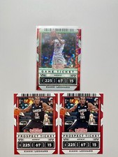 2020 Panini Contenders Draft Picks Kawhi Leonard Green Explosion Game Ticket #18