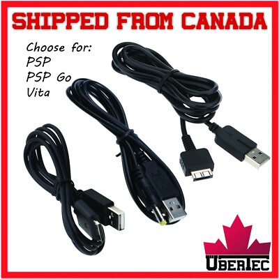 Câble Chargeur USB Pour Sony PSP 1000 2000 3000 - Noir