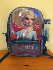 New Disney Frozen 2 Elsa Backpack Girls 16"
