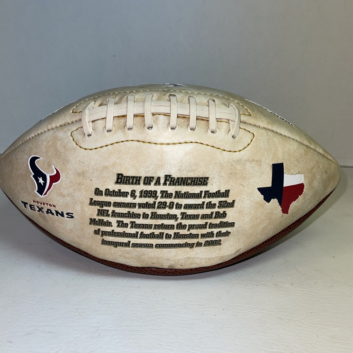 Inaugural Season Football - HOUSTON TX - 2002 - Limited
