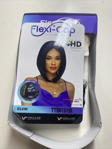 Vivica Fox Flexi Cap Synthetic HD Lace Front ELVIN Perücke_#TTB613/1B - Bild 1 von 8