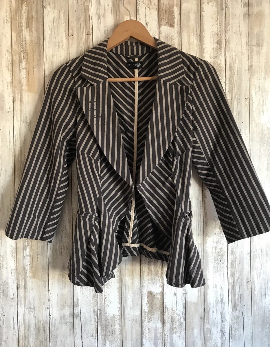 Topshop top peplum jacket