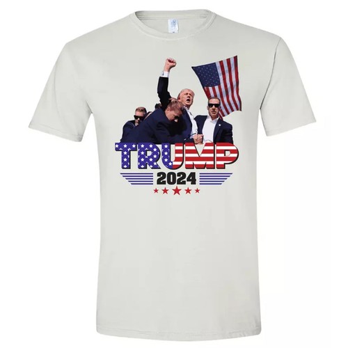 Men's Donald Trump Shirt Trump 2024 Shirt Still Standing Tee Trump Fist Pump-Tee - Picture 18 of 26