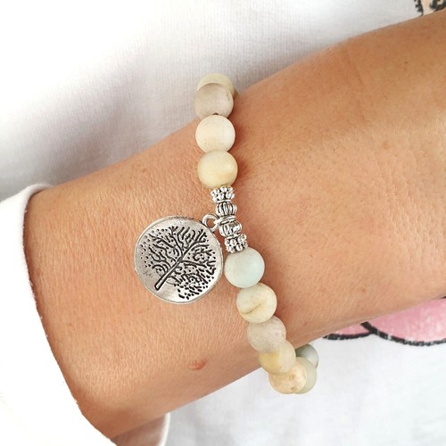 6 Stck. Großhandel Restposten Heilung Angst Stein Schmuck Armband Perlen Chakra UK - Bild 4 von 10