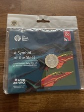2018 RAF CENTENARY BADGE £2 TWO POUND COIN BRILLIANT UNCIRCULATED PACK