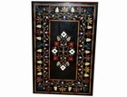 3'x2' Marble Coffee Table Top Geometric Design Home Inlay Multi Mosaic