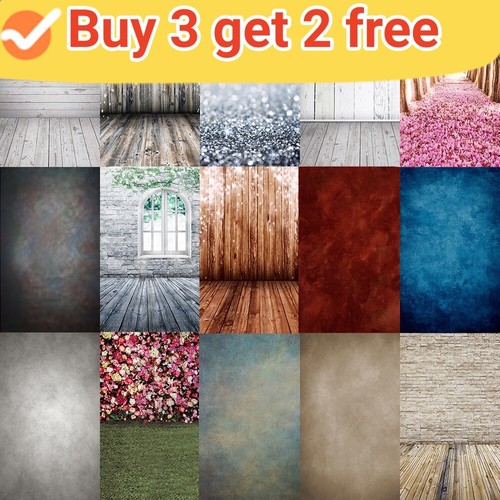 Vintage Vinyl Photography Backdrop Polyester Photo Background Multiple Pattern