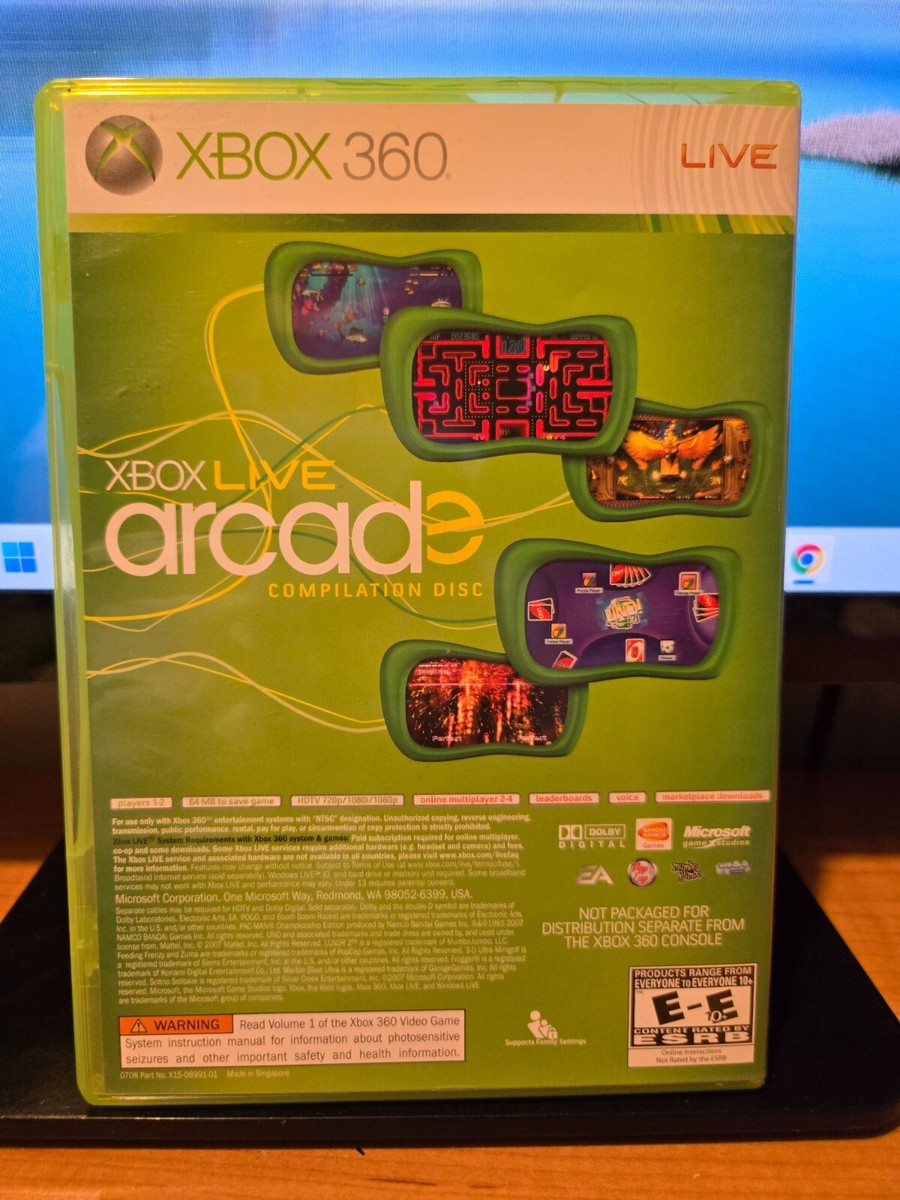 Sonic Sega Superstars Tennis / Xbox Live Arcade w Pac-Man (Xbox