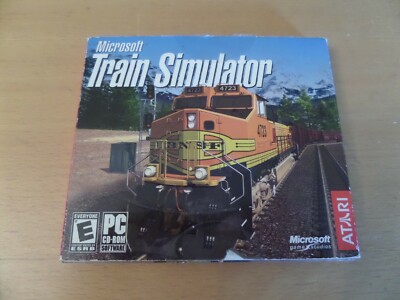 Microsoft Train Simulator 2004 Jewel Case 2 Disc Set PCCD Windows 98ME2000 