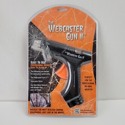 The Webcaster Gun II CobWeb Spiderwebs Shooter Easy to Use and to Clean Up NIP 2