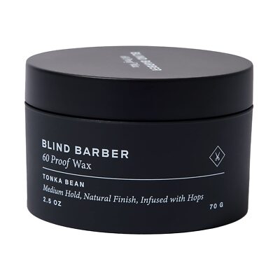 	Blind Barber 60 Proof Wax - Matte Styling Wax for Men - Medium Hold Workable	