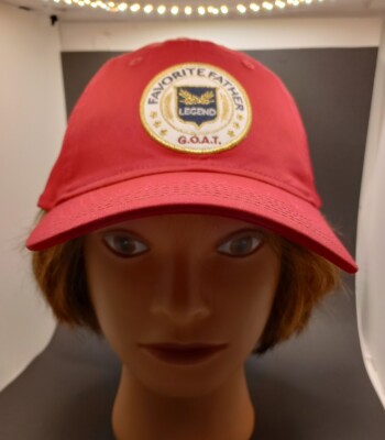 Goodiellow & co. Favorite Father Red Baseball Cap Hat Adjustable New with Tag.