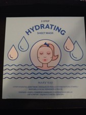 New In Sealed Box Mary Kay 2-Step Hydrating Sheet Mask 8 Pack
