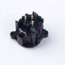 1Pcs XLR 3 Pin Panel Mount Male Chassis Socket Connector