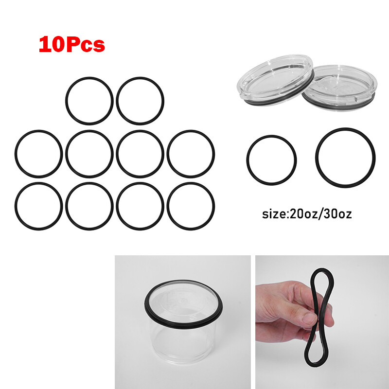 10pcs Replacement Silicone O Ring Gasket Seal Ring oz 30oz Tumbler Vacuum Lids Ebay