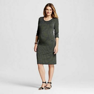 target striped maternity dress