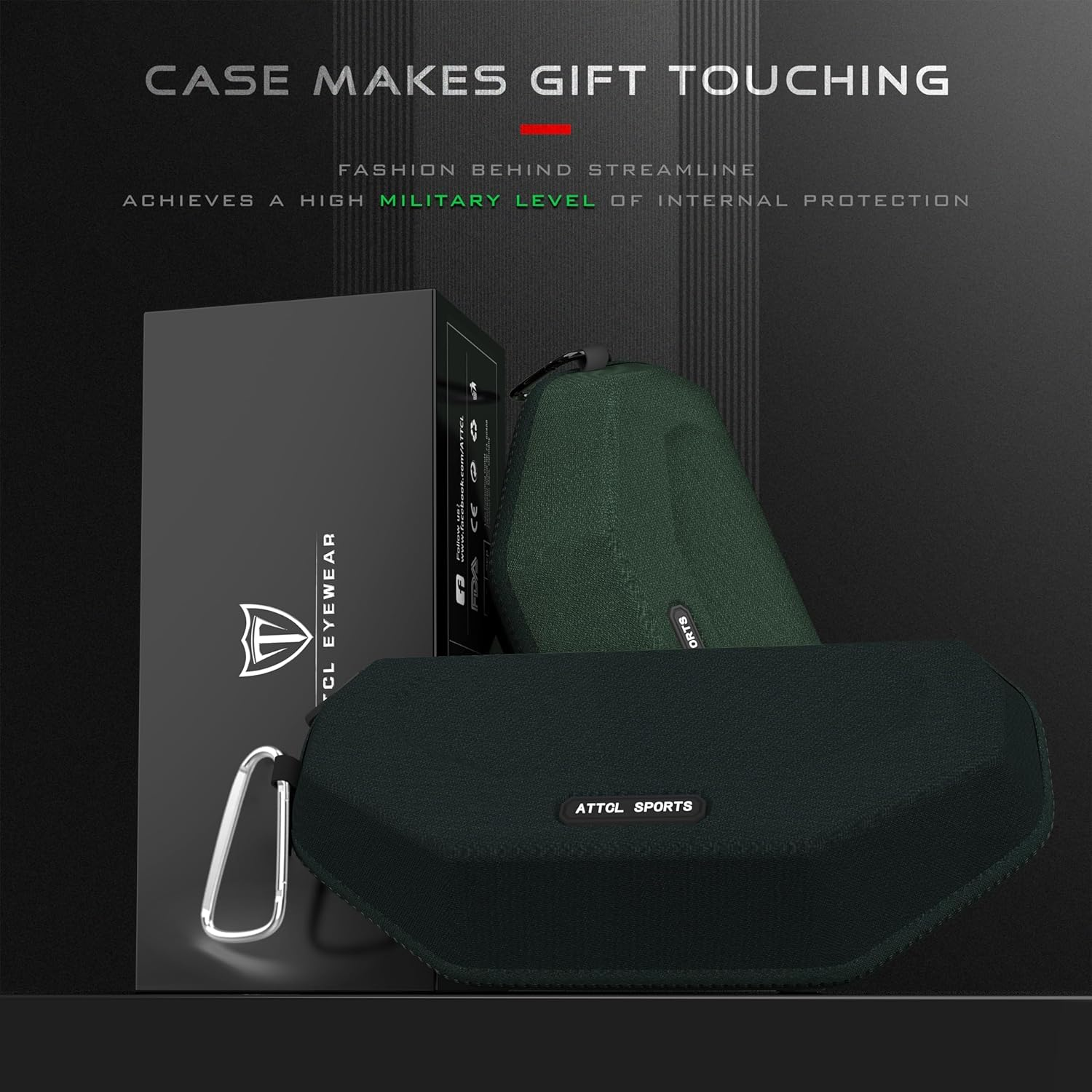 Occhiali Da Sole Polarizzati Uomo - Montatura TR90 Rettangolare Leggera E Resistente - Foto 3