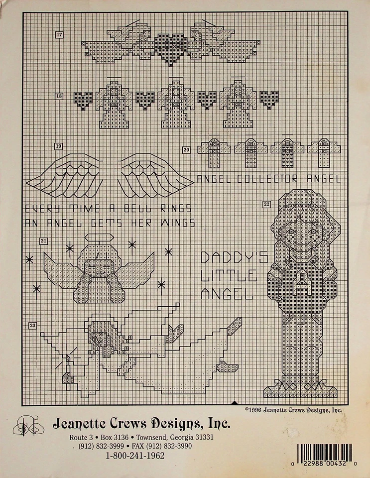 Angels 23 One Nighters Cross Stitch Patterns By Jeanette Crews - Image 3 of 3