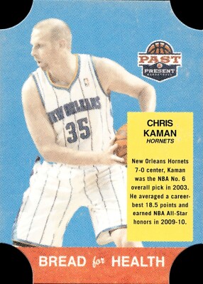 Chris Kaman - 2012 Panini Past & Present - Die Cut - Bread for Health #26