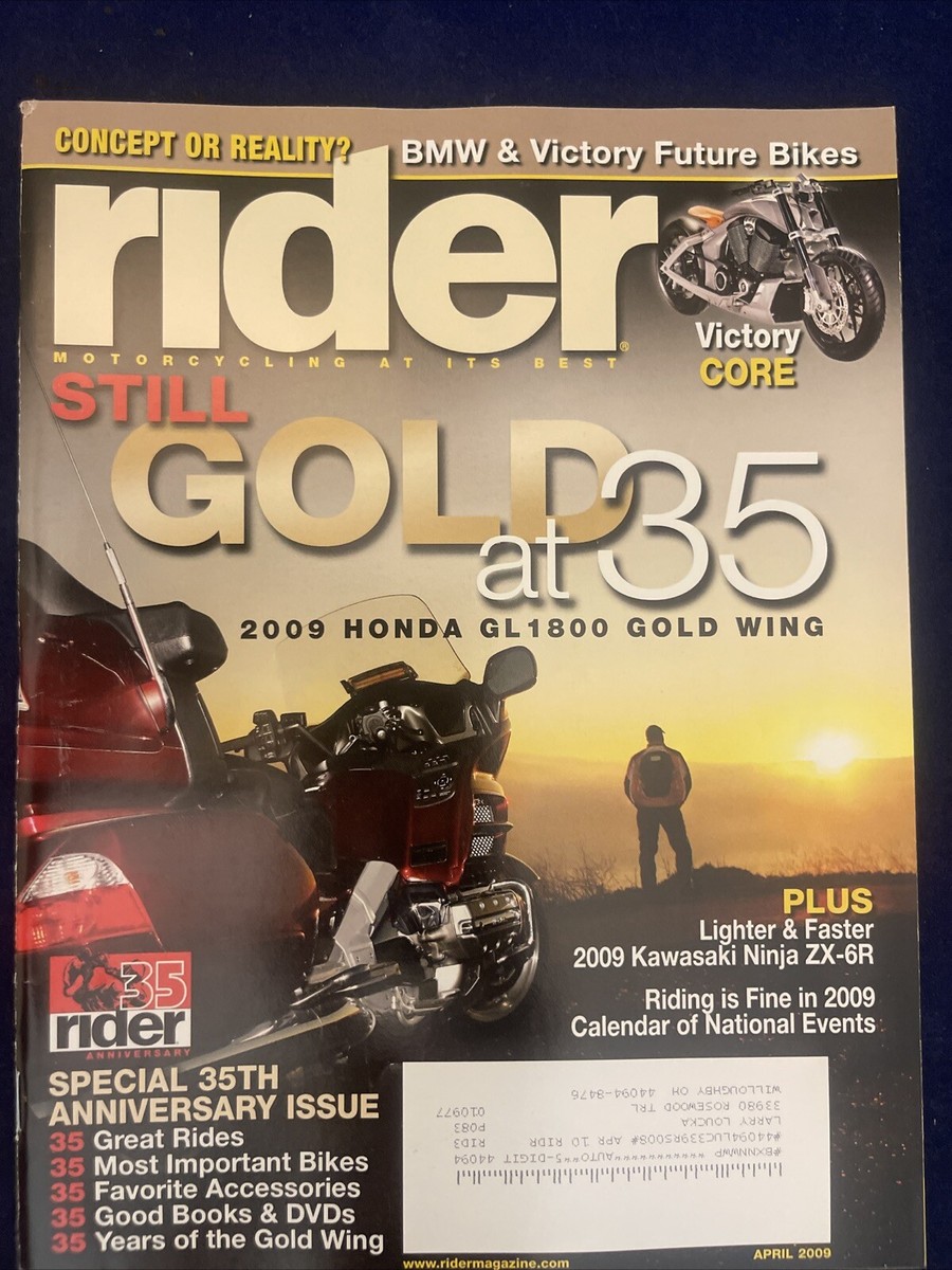 April 2009 Rider - Vintage Motorcycle Magazine | eBay