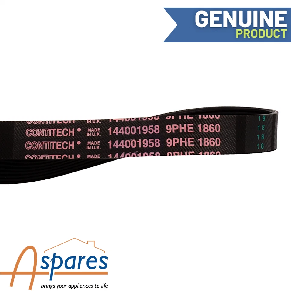 GENUINE HOTPOINT TUMBLE DRYER BELT FOR TVFM70 C00145707 CONTITECH - Image 2 of 4