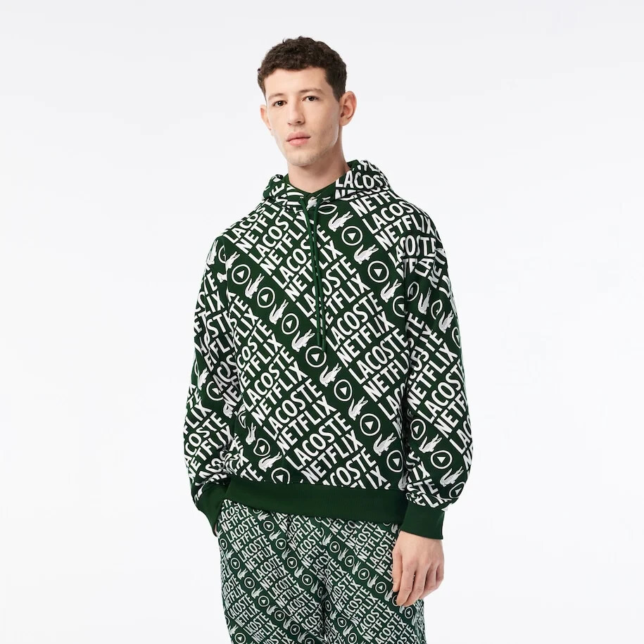 Lacoste Men's Lacoste x Netflix Loose Fit Organic Cotton