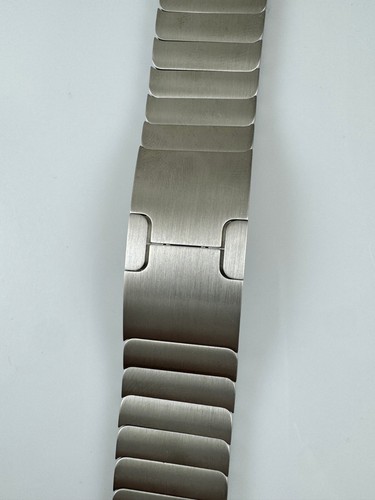 NEW Original Apple Watch Stainless Steel Link Bracelet Band 44MM 45MM 46MM 49MM - Afbeelding 8 van 14