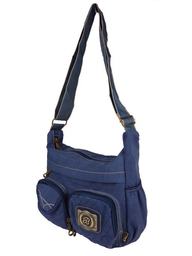 Vintage Messenger Bag For Women And Men Shoulder Bag Denim 5515 - Picture 42 of 49