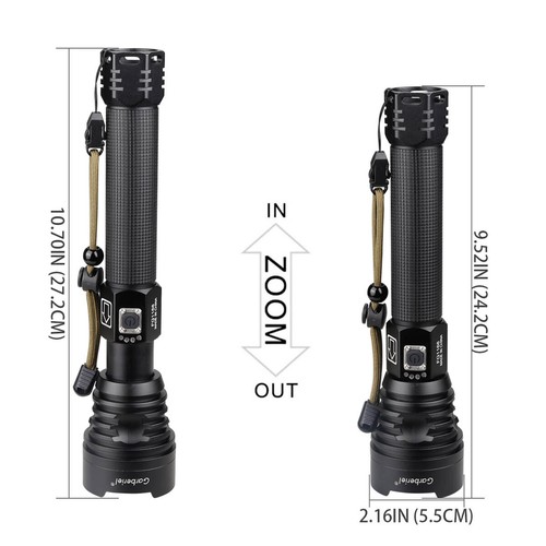 Super Bright xhp90 xhp50 LED Tactical Flashlight Rechargeable Powerful Torch Lot - Picture 12 of 26