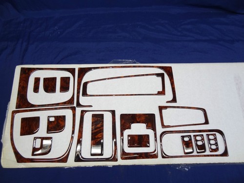 Volkswagen GOLF MK 3 93-97 WALNUT WOOD INTERIOR DASH KIT 19 PIECE VW  - Picture 2 of 4