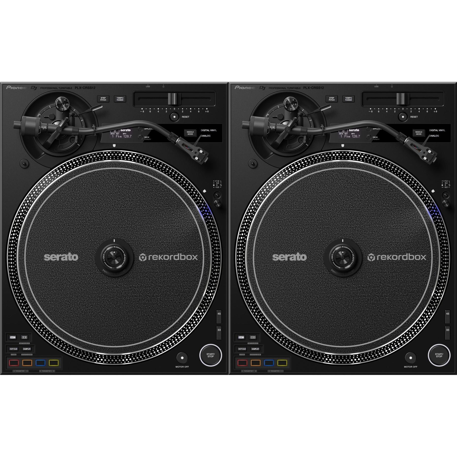Гибридный проигрыватель Pioneer DJ PLX-CRSS12 с прямым приводом и DVS - парой 438390₽