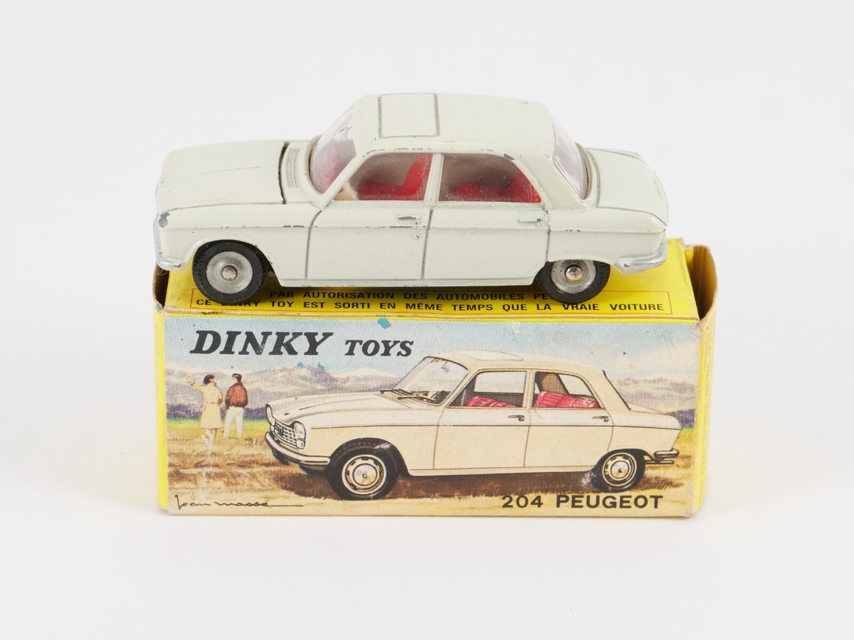 Dinky Toys N°510 Peugeot 204 1/43 - Boîte D'origine Avec Languette Revendeur
