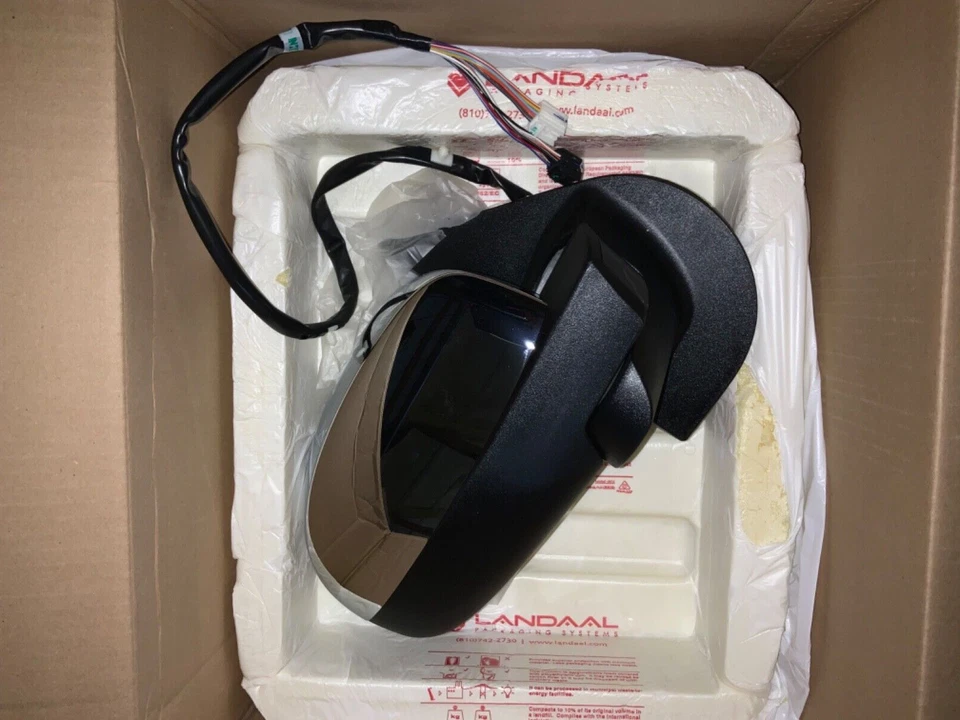 Espejo retrovisor derecho GM SUV TRUCK señal térmica potencia punto ciego cromo 20756774 OEM Foto 3 de 4