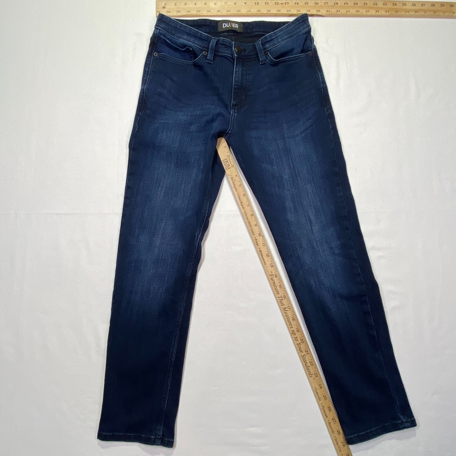 DU/ER Men's L2X Stay Dry Denim Jeans Size 31 x 30 Equinox DUER