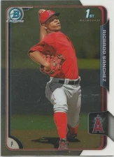 Ricardo Sanchez Atlanta Braves 2015 Bowman Chrome Prospects