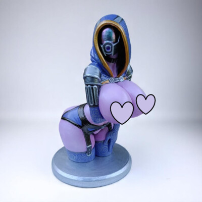 Fanart figure Tali Zora airbrush painted 7.8 inch NSFW/SFW Adult 17+