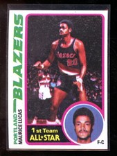 1978 TOPPS #50 MAURICE LUCAS BLAZERS ROOKIE NRMINT A02302