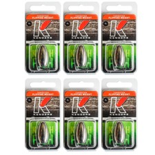  6 Pack 2 oz Tungsten Flipping Weights TUNGSTEN GRAY - 6 PACK - INSERT FREE